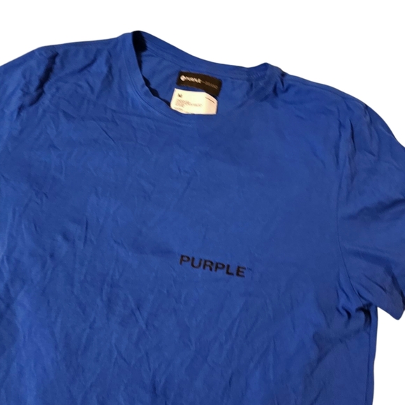 PURPLE Brand Jersey Soft Knit T-Shirt with Minor Flaws Size Medium - Picture 9 of 10